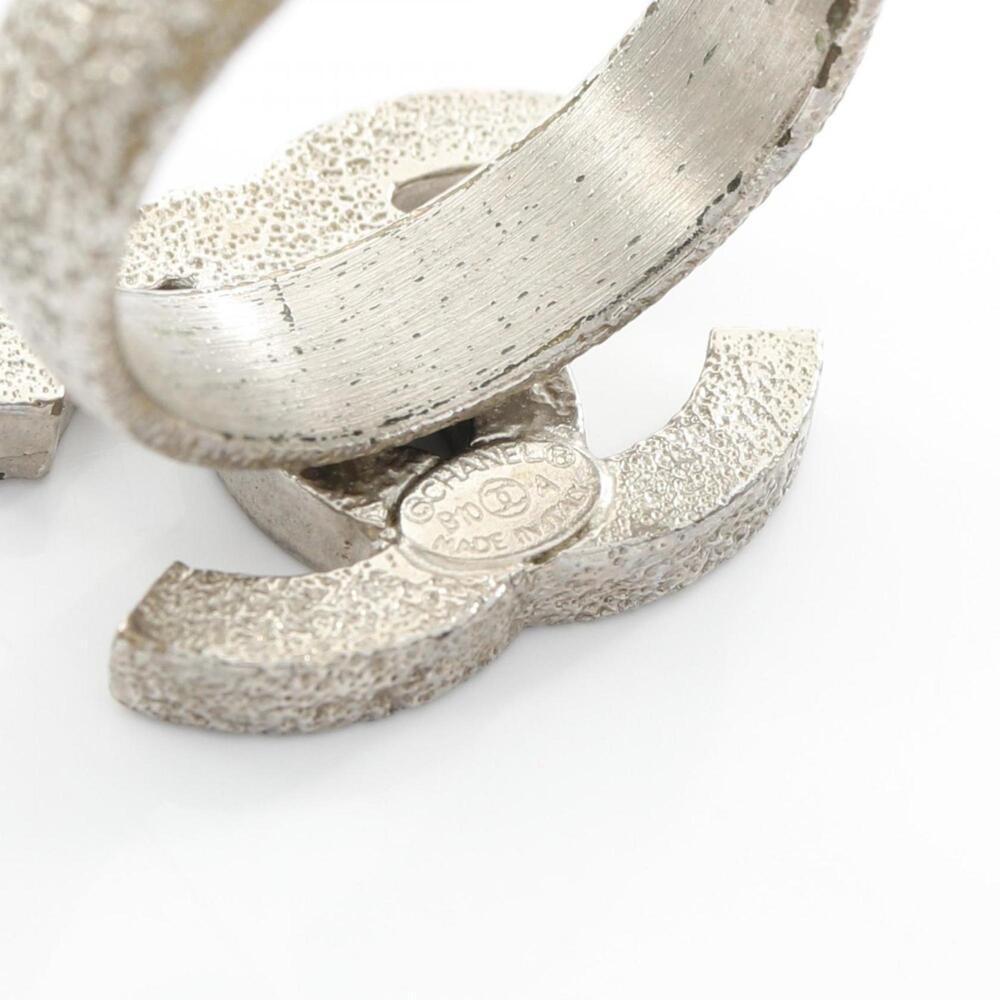 CHANEL Authentic Silver Logo Ring - Picture 4 of 7